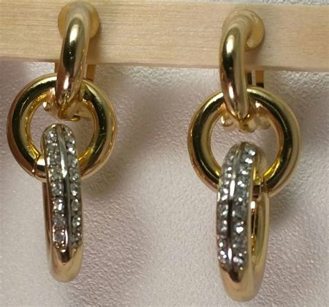 tradesy dior earrings|dior clip earrings for women.